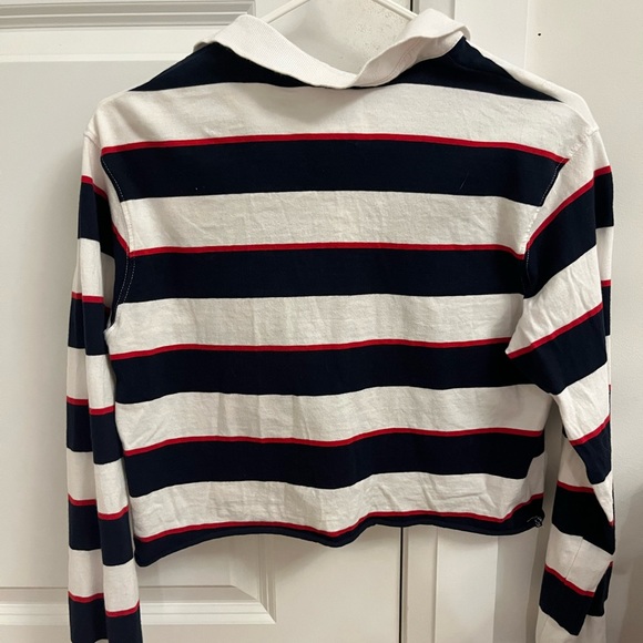 Garage button up cropped long sleeve - Picture 2 of 3